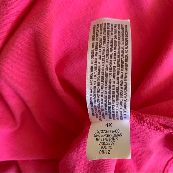 NWOT! Old Navy I've Been Naughty Tee 4X - Picture 5 of 6